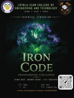 IRON CODE 2026 Hackathon Poster